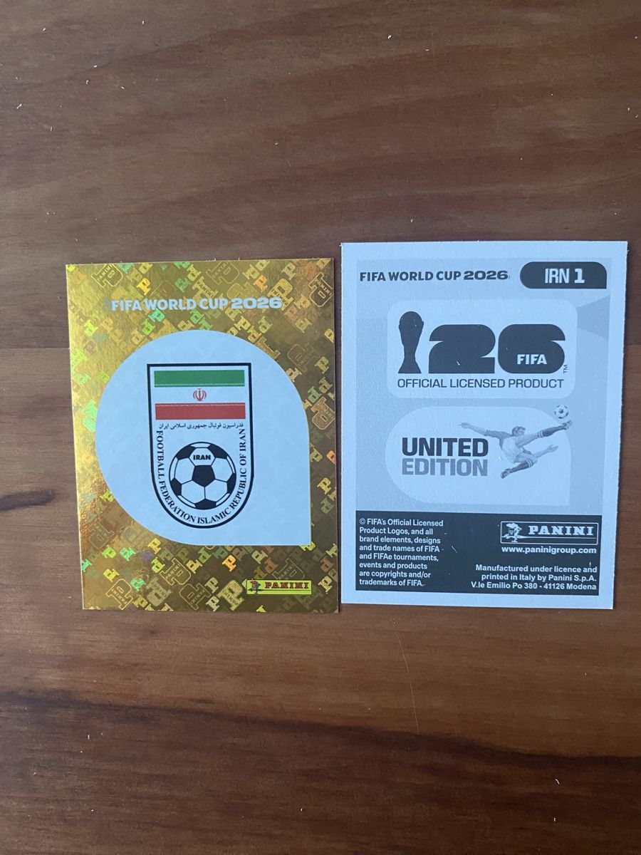 Panini Carte collezionabili: Panini IRN 1 – Nuovo e nell'imballaggio originale da Gränichen venduto da lia_1997_