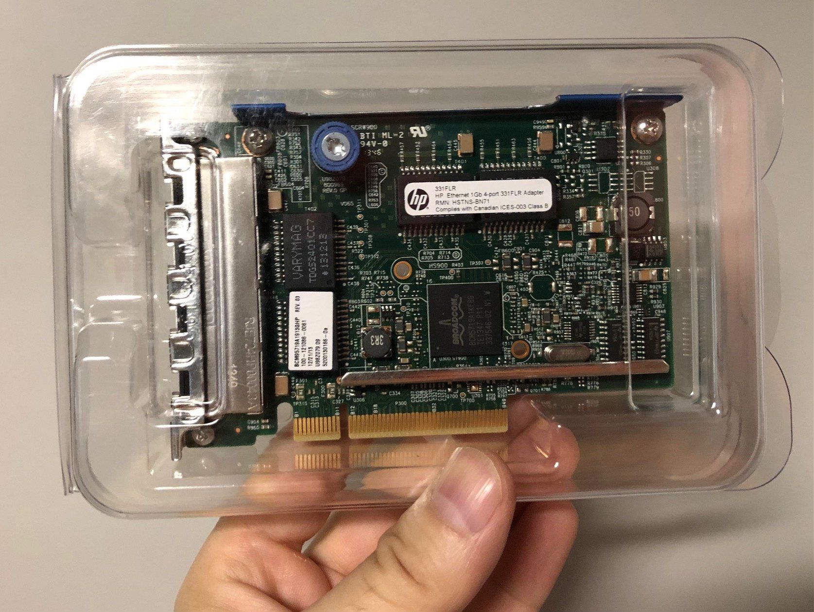 Spine: HP Ethernet 1 GB 4-Port 331 FLR Adapter – Usato da Buchs SG venduto da Handyman77 4