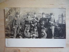 Gruppenbild Soldaten, "Gruppe Kunst", 25.X.13