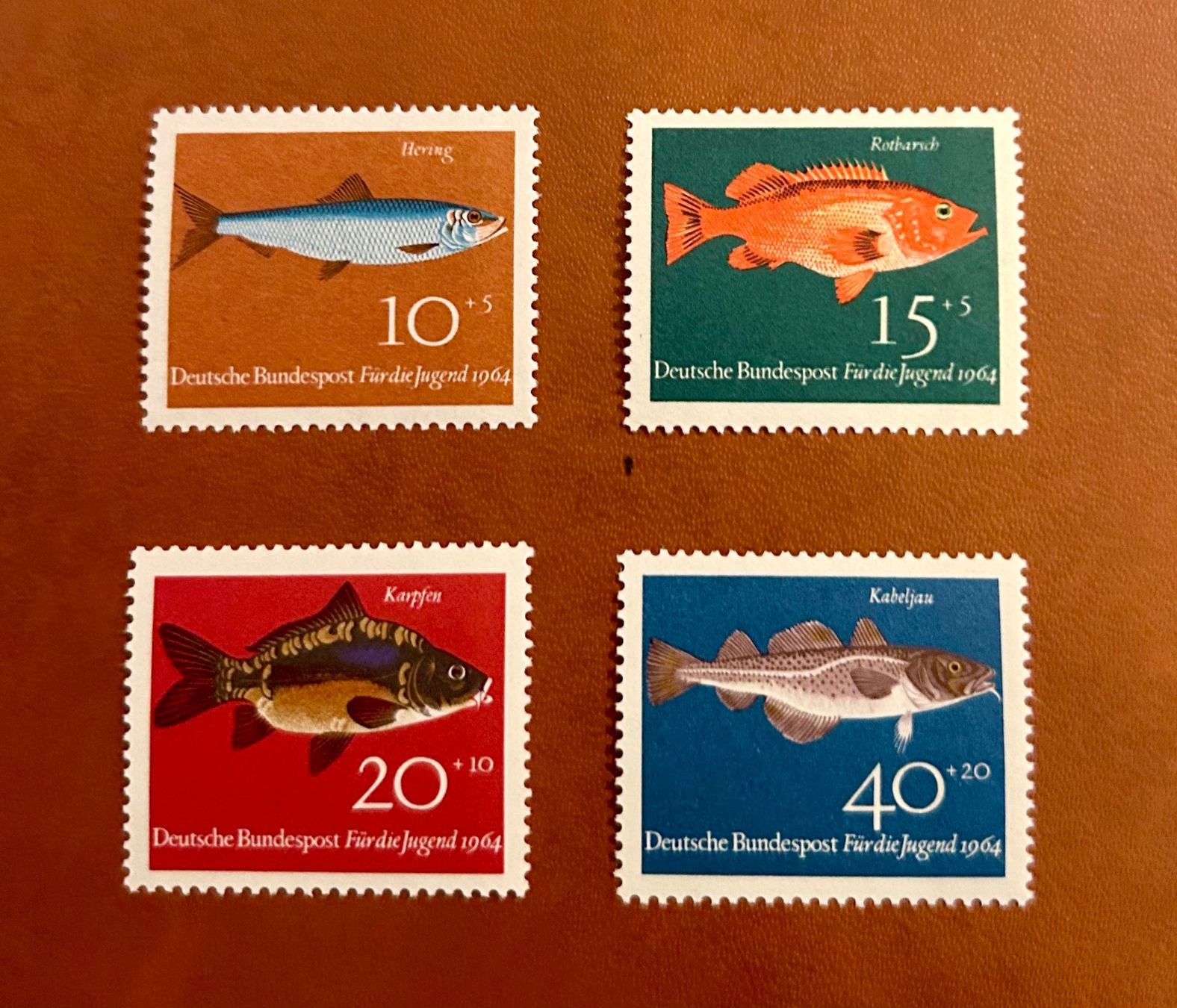 Tutti i francobolli: série complète "Poisson" 1964, Allemagne – Nuovo (secondo la descrizione) da Petit-Lancy venduto da Pierre_le_voyageur