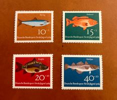 série complète "Poisson" 1964, Allemagne
