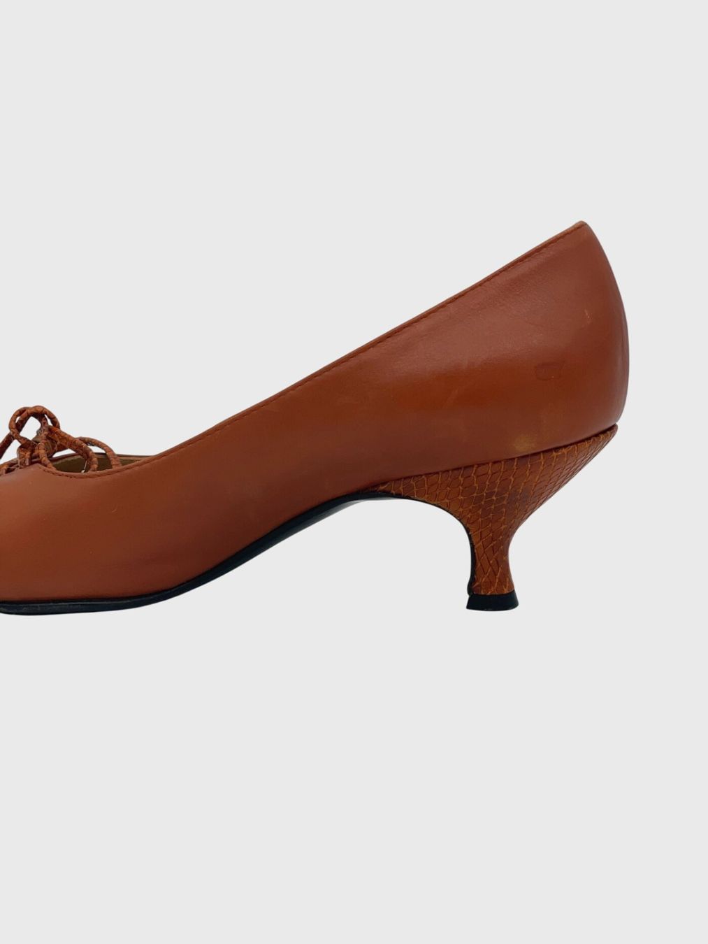 Damenschuhe: Alberta Ferretti Leather Pump EU 37 Braun – Gebraucht aus Zürich von shoe_shop 4