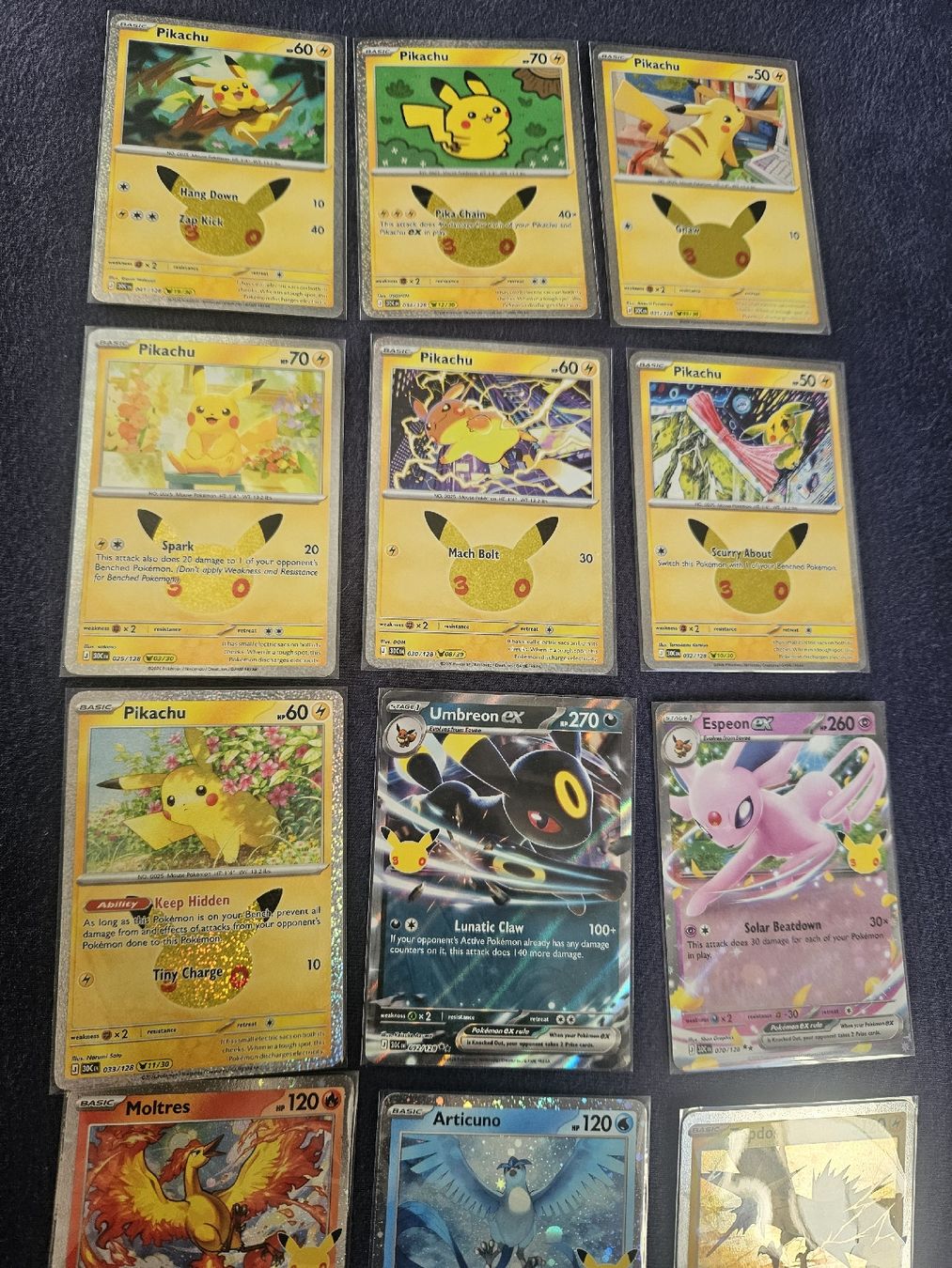 Pokémon Sammelbilder & Trading cards: 7 x Pikachu's 30th Anniversary – Neu (gemäss Beschreibung) aus Zürich von pintolino 1