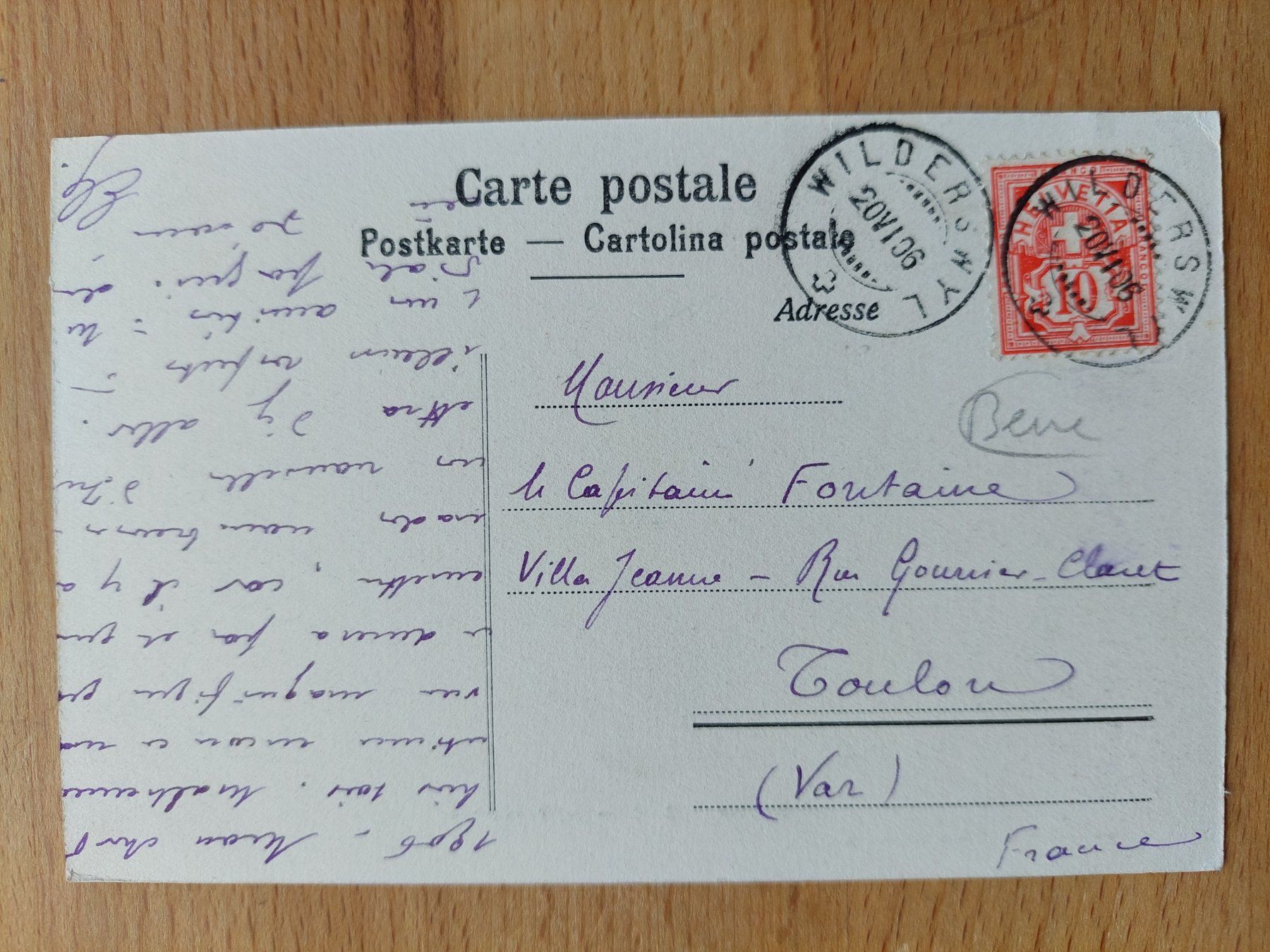 Cartoline postali: AK Wilderswil Dorfstrasse – Usato da Obfelden venduto da Foto_Bild_Kunst_Buch 1