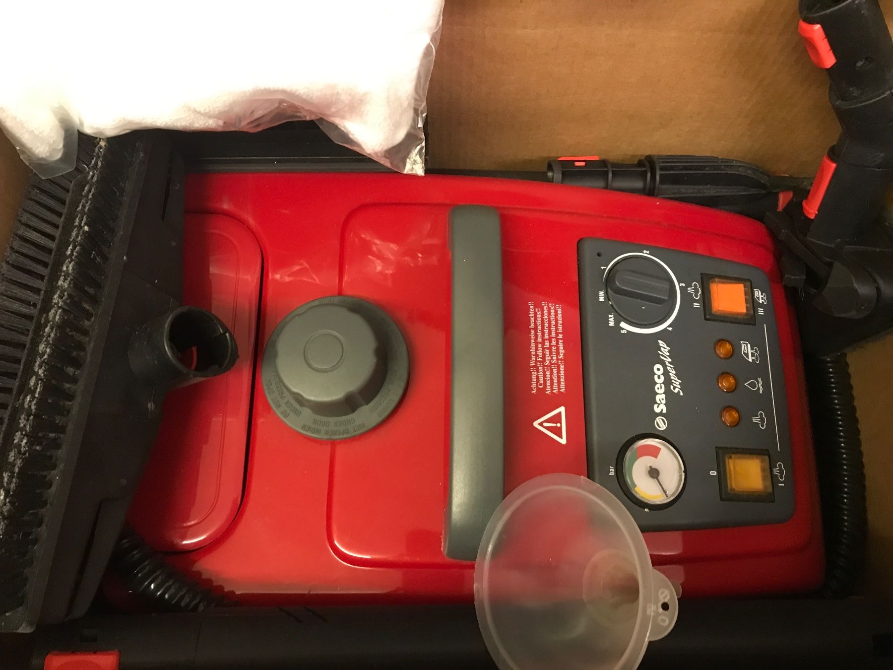 super vap 2000 Saeco Super-Jet super vap Dampfreiniger, guter neuer Zustand (Neuf (Voir  description)) à Neuenhof pour CHF 51 – avec livraison
