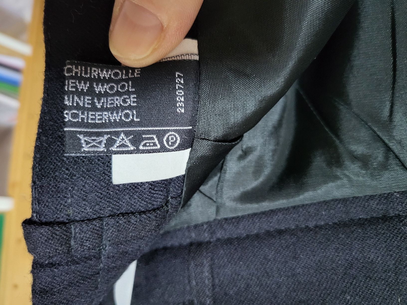 Gonne: Jupe Rock elegant & warm dunkelblau Gr 36 – Usato da Horgen venduto da 2CH70 4