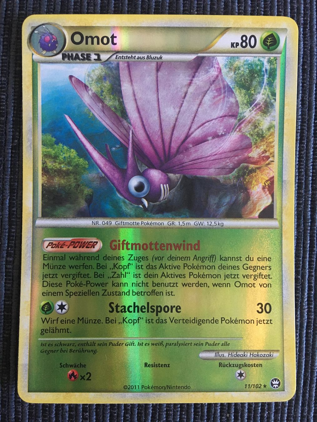 Pokémon Sammelbilder & Trading cards: Pokemon Omot Reverse Holo HS Triumph 2009 – Neu (gemäss Beschreibung) aus Wabern von Collectfun