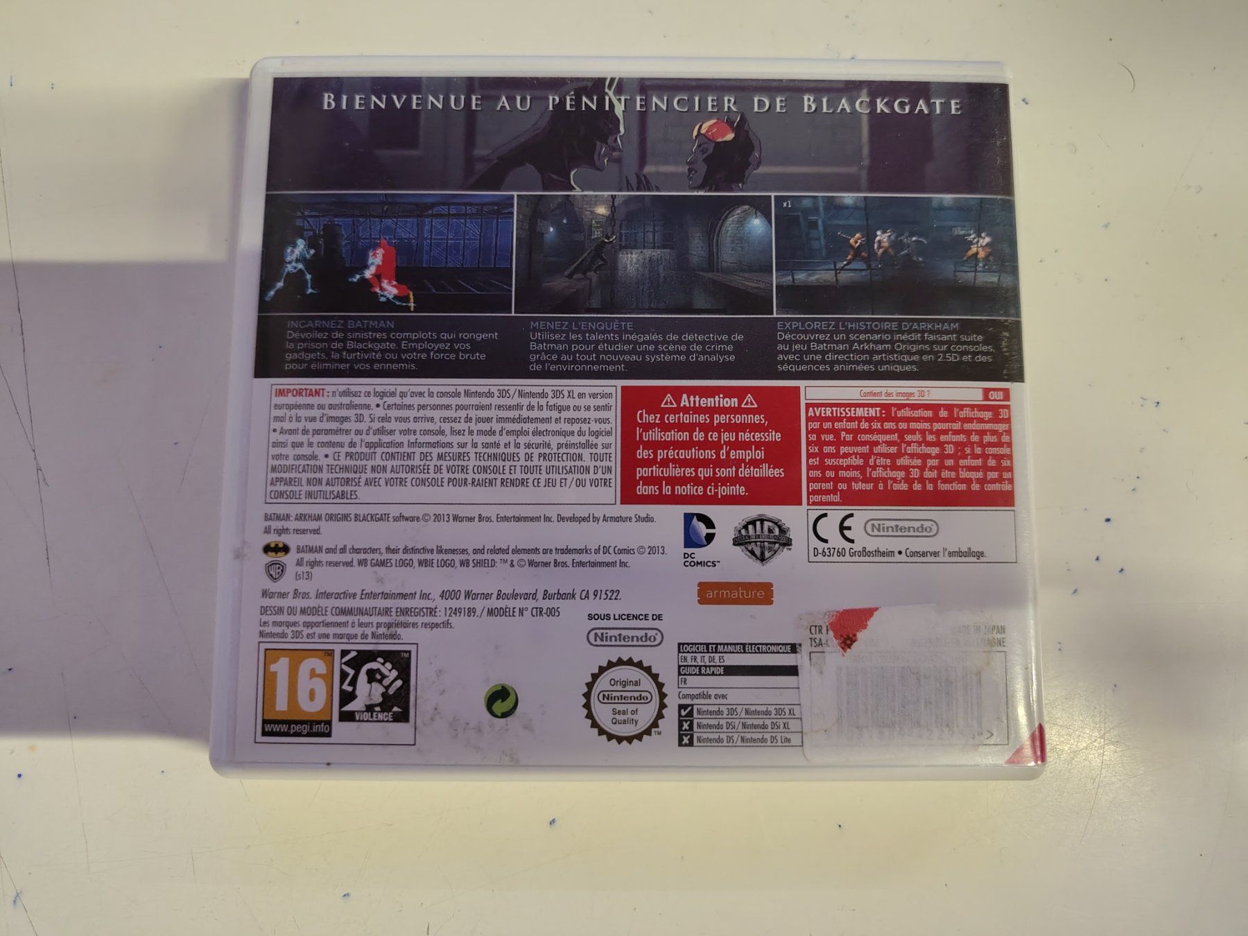 Nintendo Spiele: Jeu 3DS - Batman Arkham Origins Blackgate – Gebraucht aus Saxon von dan_drn5 1