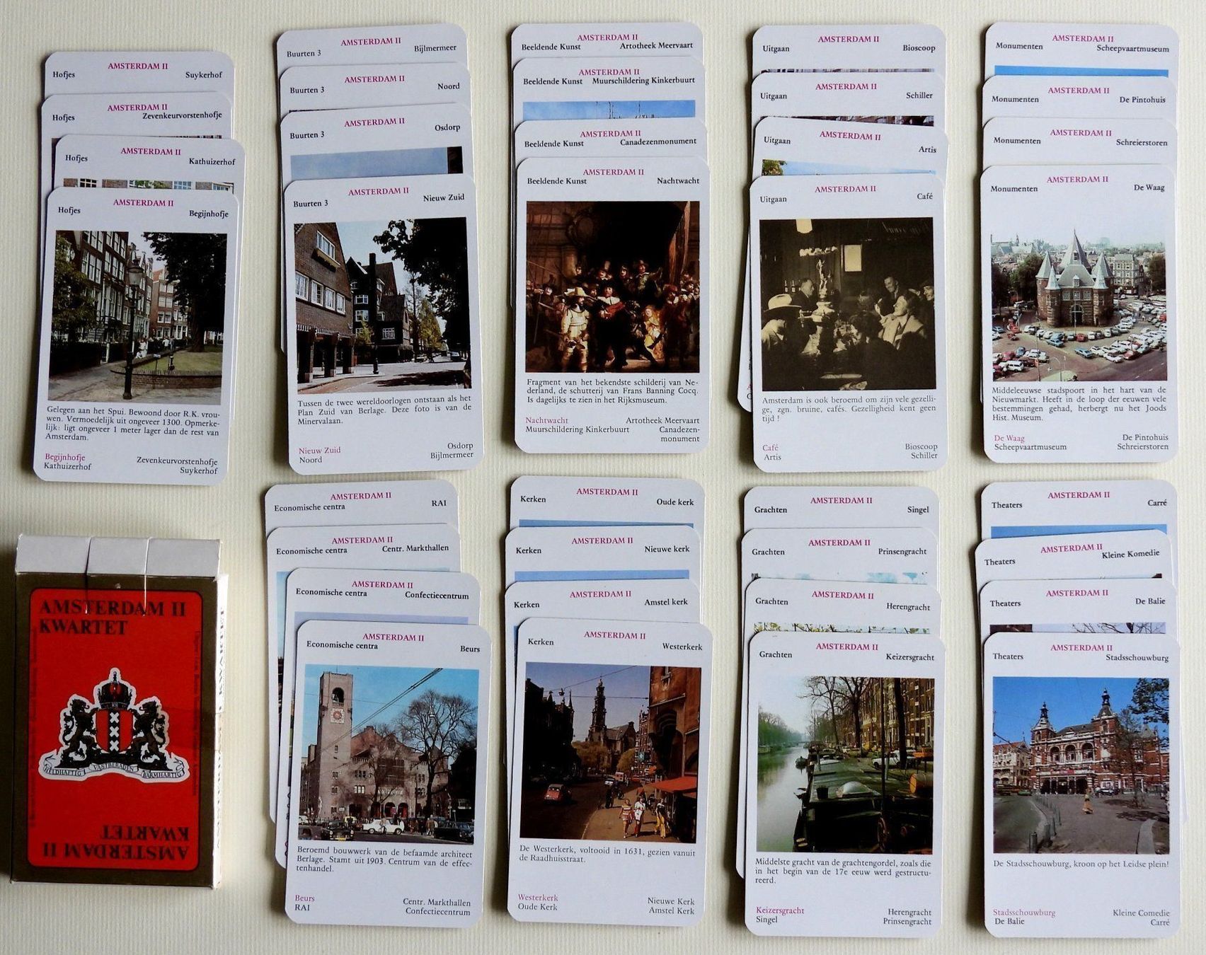 Giochi: 2 Quartettspiele Fotos Amsterdam – Usato da Bürglen venduto da holarctic 2