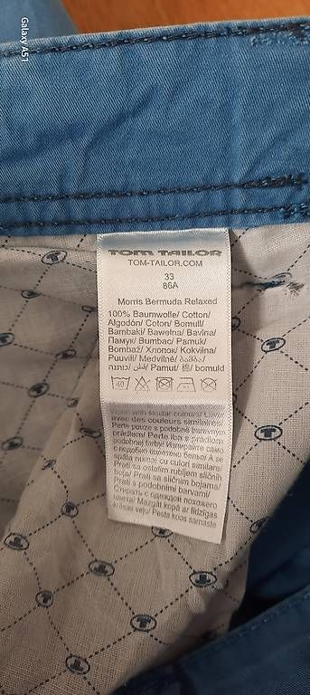 Pantaloni: ***TOM TAILOR*** Sommerhose blau Gr 33 – Usato da Wädenswil venduto da H2H_Secondhandshop 1