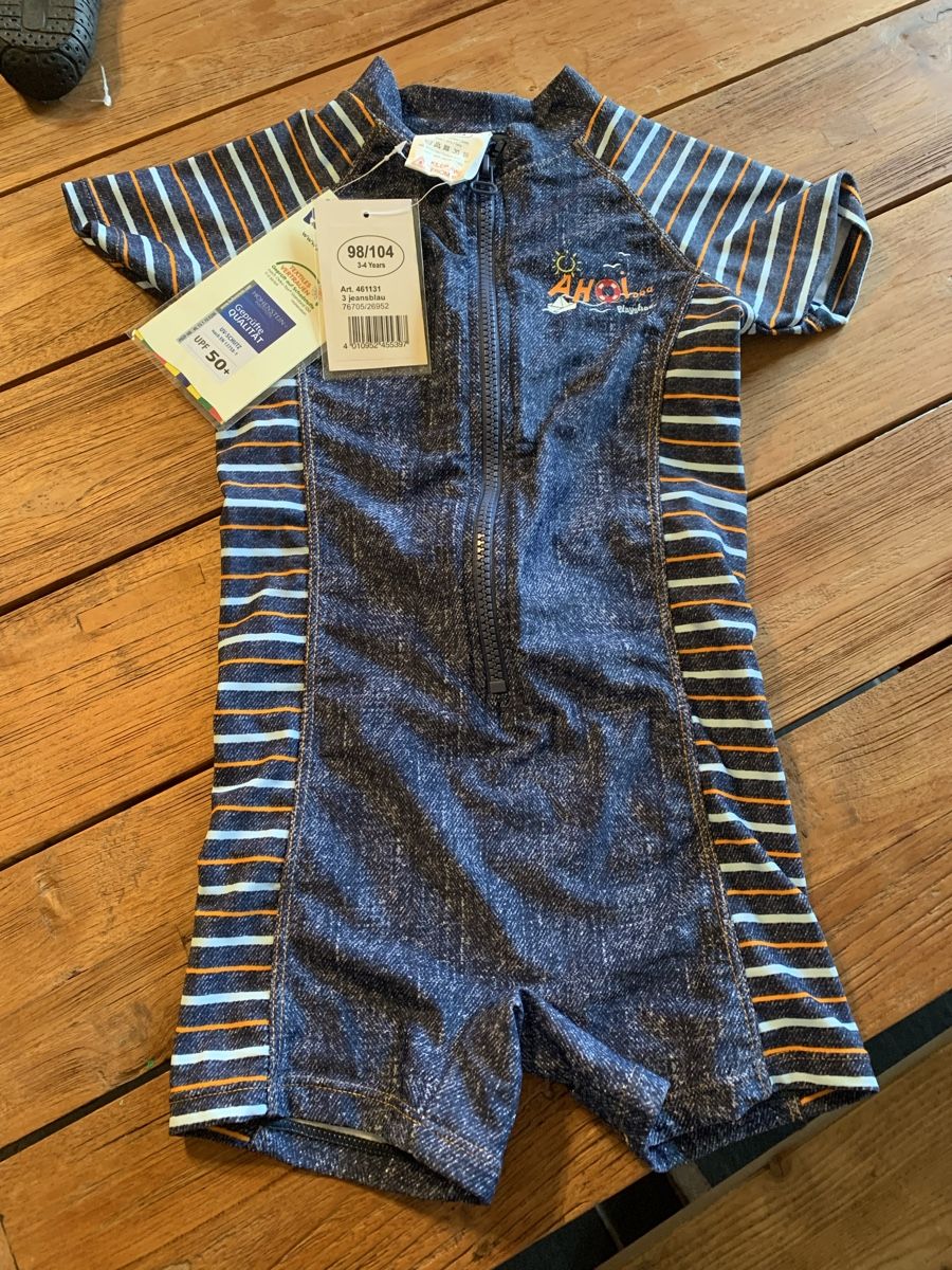 Costumi da bagno: Neu UV Anzug gr. 98/104 – Nuovo e nell'imballaggio originale da Attelwil venduto da TaraLee