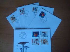 PJ 1994 Serie nd einzeln FDC AB NUR 75 RP