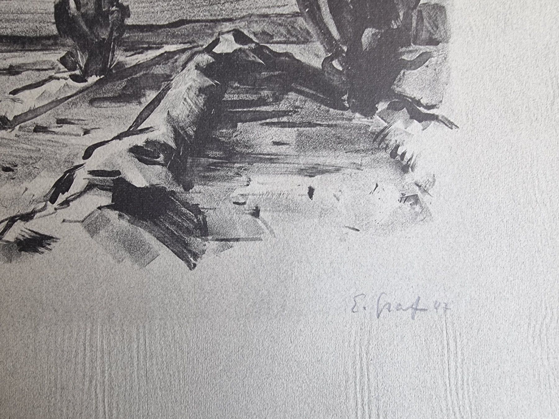 Grafiken & Lithographien: GRAF ERNST LITHOGRAPHIE SIGNIERT NUMMERIERT – Gebraucht aus Gersau von grafik-kunst 3