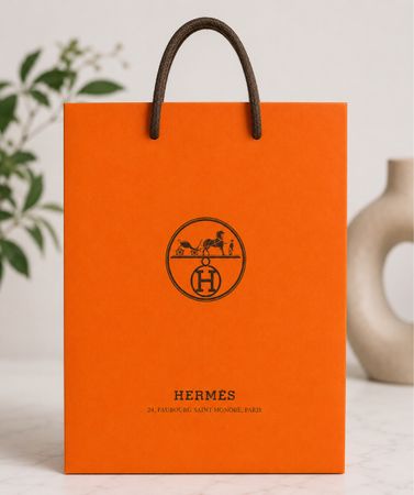 Hermès Shopping Bag + ribbon - New! 