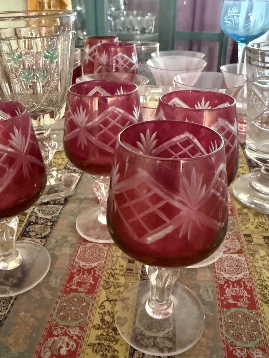 Verres: Alte Gläsersammlung – D'occasion à Stäfa par plejaden7