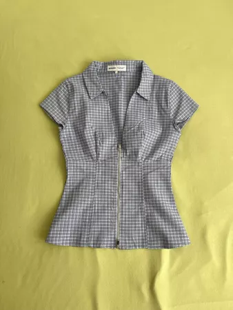 Chemise bleu rayé