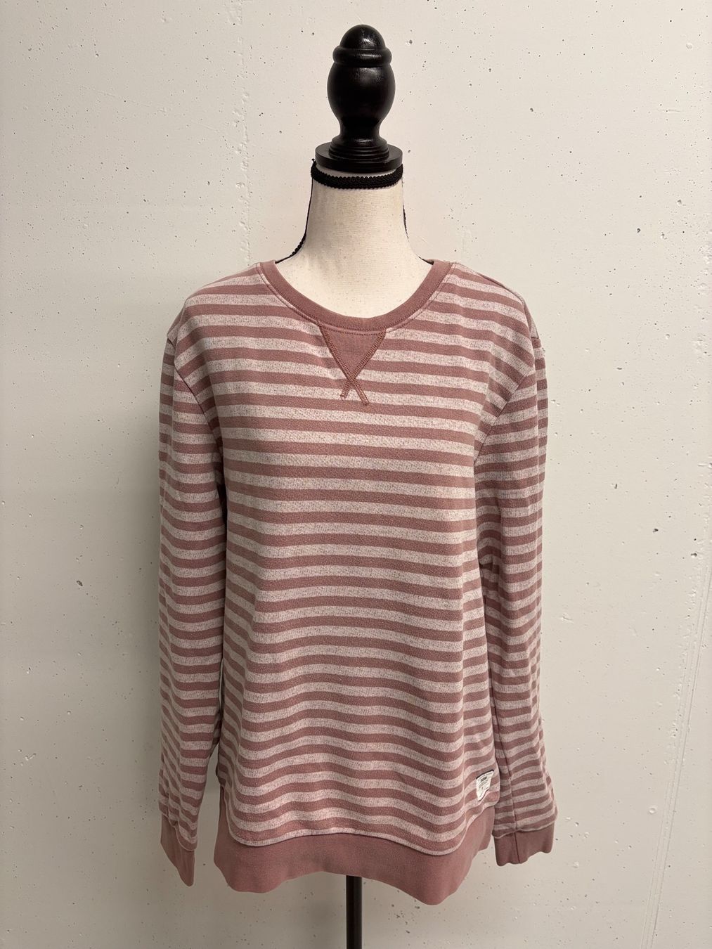 Tommy Hilfiger Maglioni & Felpe: Tommy Hilfiger gestreifter Pullover altrosa Gr. L rosa beige – Nuovo (secondo la descrizione) da Regensdorf venduto da secondchancefashion