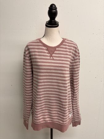 Tommy Hilfiger gestreifter Pullover altrosa Gr. L rosa beige