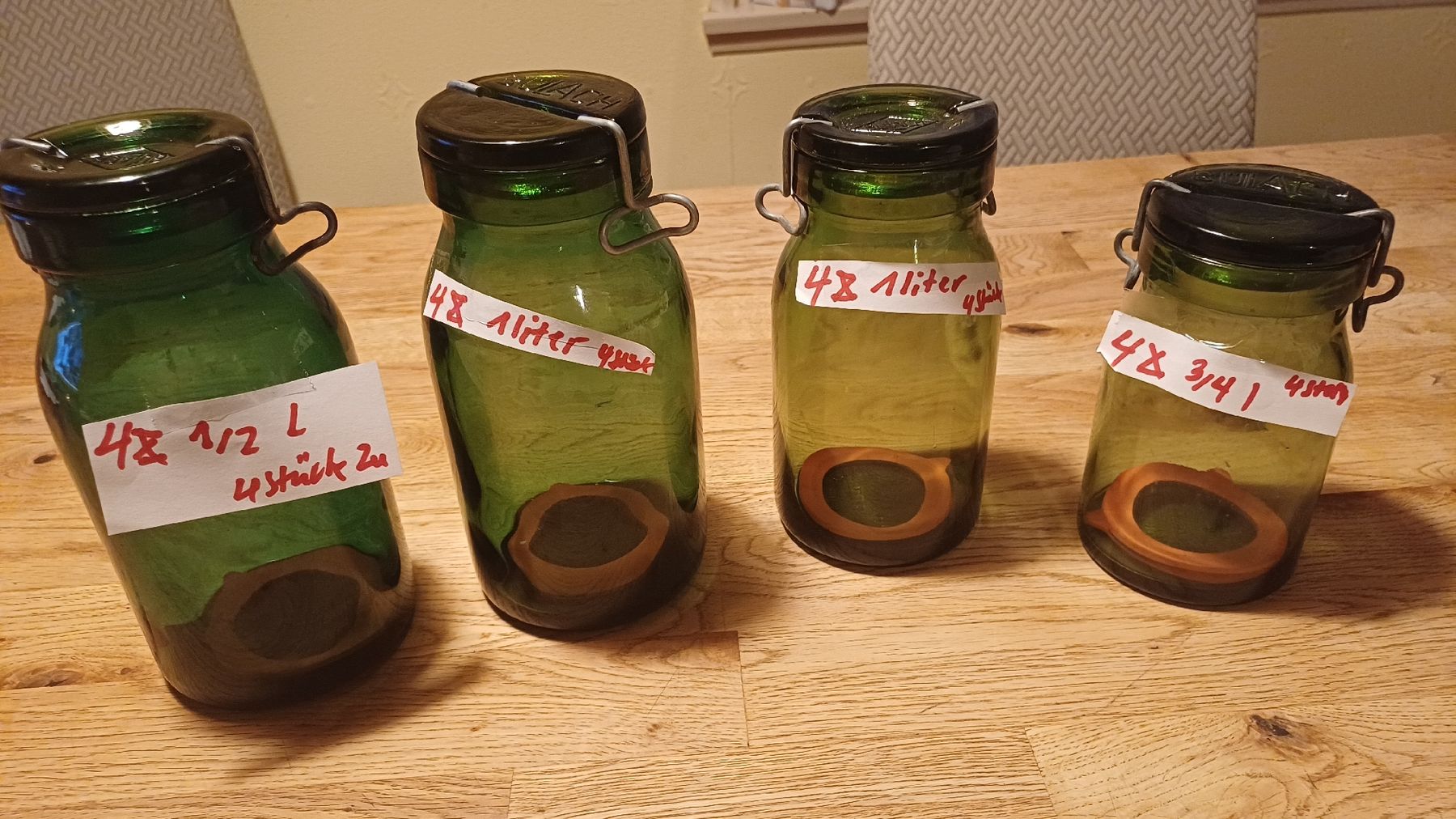 Bülacher Contenitori & Simili: 4 Bülacher Gläser – Usato da Flawil venduto da Naphtali 6