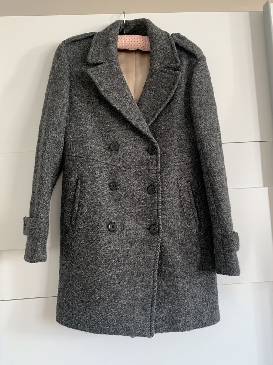Mäntel: Sandro wolle 100% grauer mantel – Gebraucht aus Zürich von Nikuska32