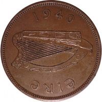 1 Penny Irland 1940