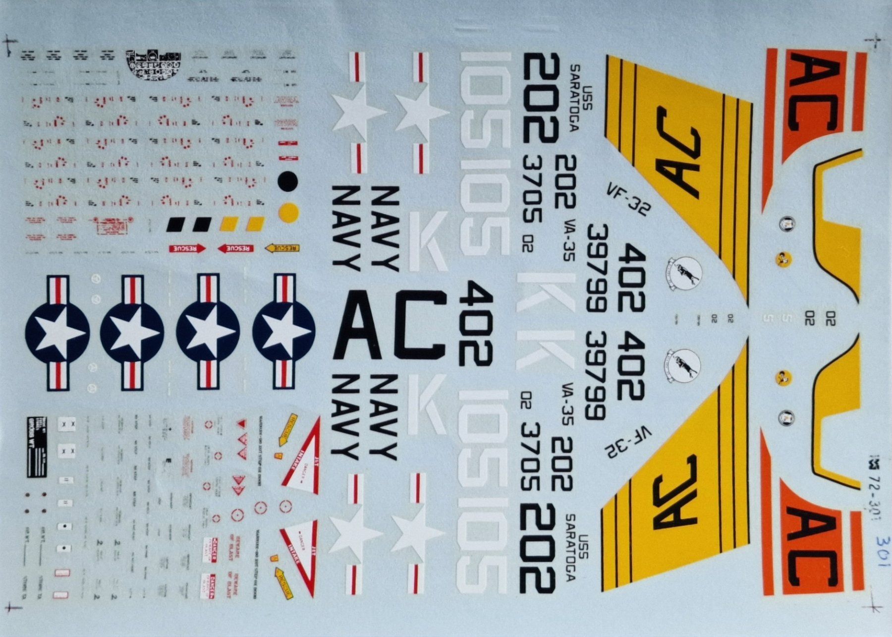 Sticker: Original Decal  Aviatik A-1 Skyraider.... 1/72 – Usato da Duggingen venduto da hammbe 1