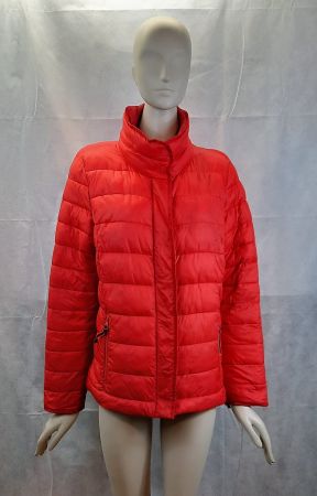 STREET ONE Damen Steppjacke Mit Hohem Kragen Rot Gr.42