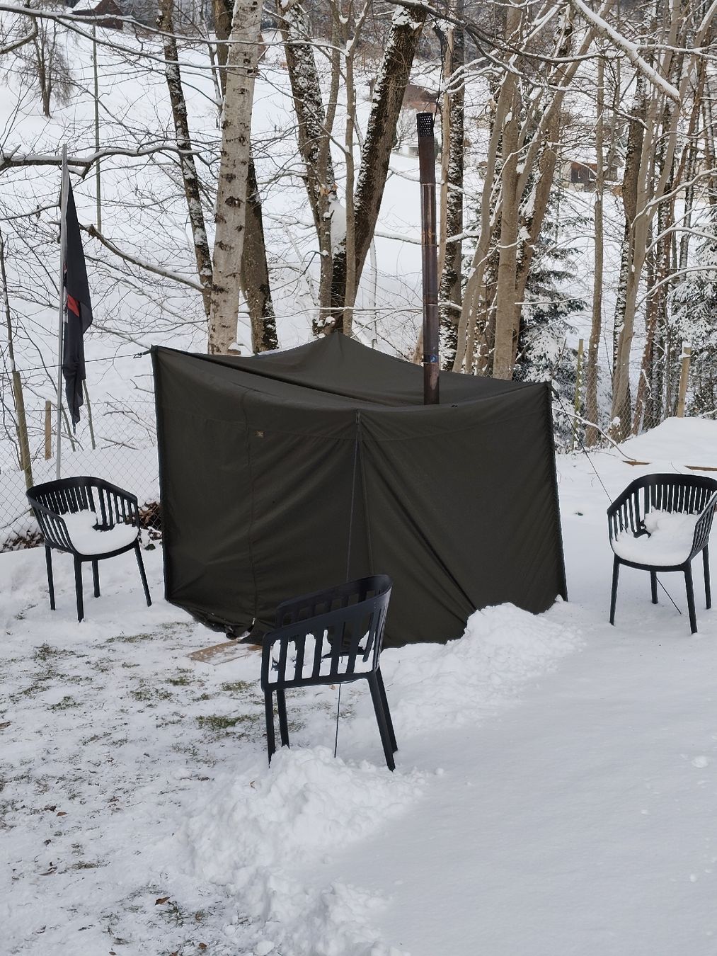 Sauna & Accessori: Sauna Zelt Miete – Usato da Grub AR venduto da Ashkara 2