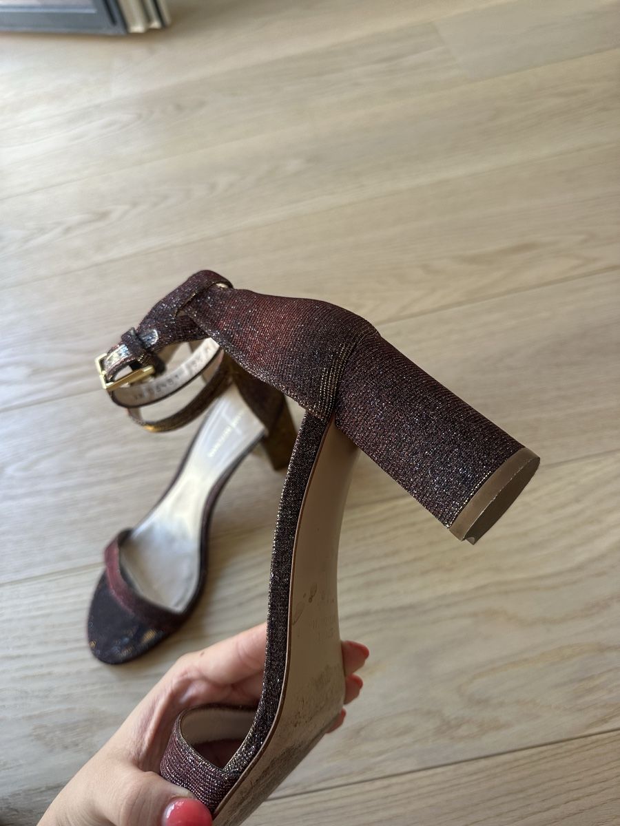 Stuart Weitzman Scarpe da donna: Stuart Weitzman EU39 US8.5 iridescent block heels – Usato da St. Niklausen LU venduto da lau_259n 7