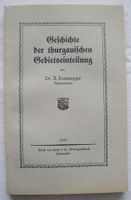 Geschichte der thurgauischen Gebietseinteilung