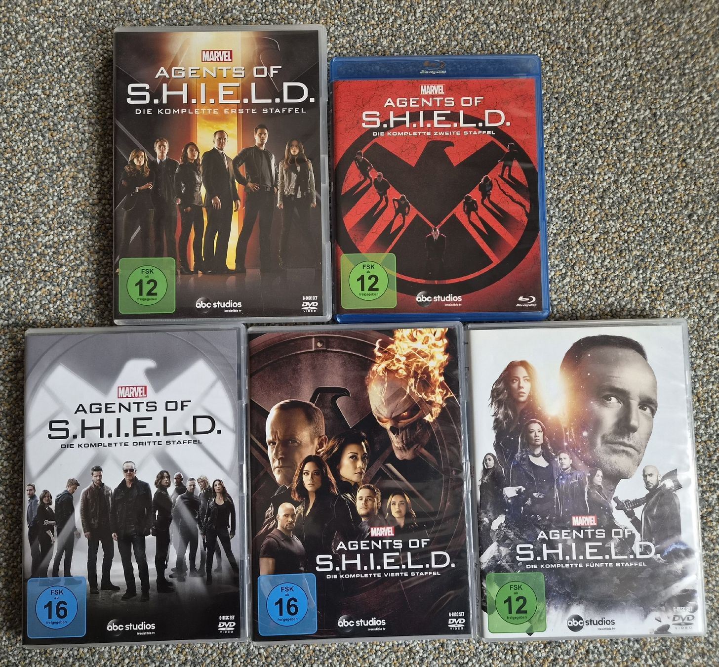 Alle DVDs: Agents of S.H.I.E.L.D. Staffel 1-5 – Neu (gemäss Beschreibung) aus Hägendorf von Rammstein13