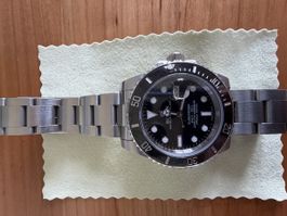 Rolex Submariner Date Stahl mit Zubehör Set