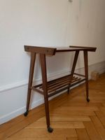 Desserte vintage roulante bois 
