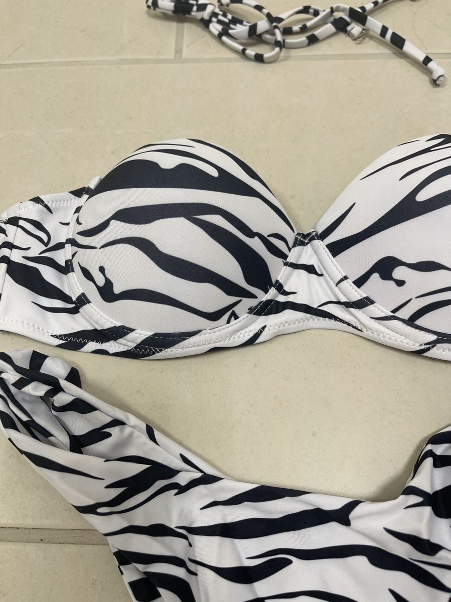 Costumi da bagno & Bikini: Neu Bikini in Zebra Optik Gr M – Nuovo e nell'imballaggio originale da Bassersdorf venduto da Sandy456 3