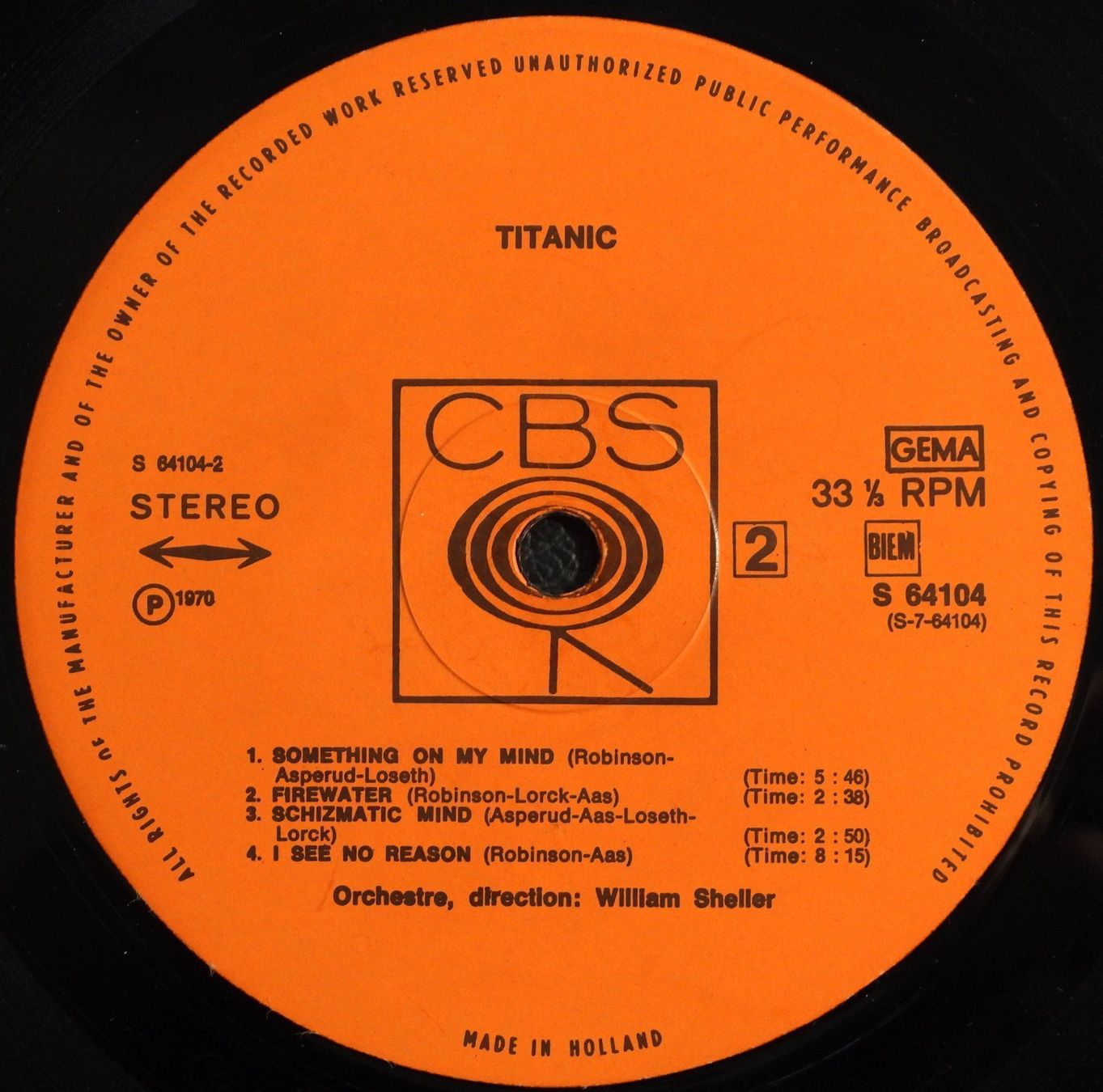 Vinyles: Titanic LP 1970 – D'occasion à Dübendorf par mar_85sd 5