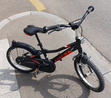 Bici Puky ZLX 16 Alu nero-rosso, bici bambino/a, come nuova!
