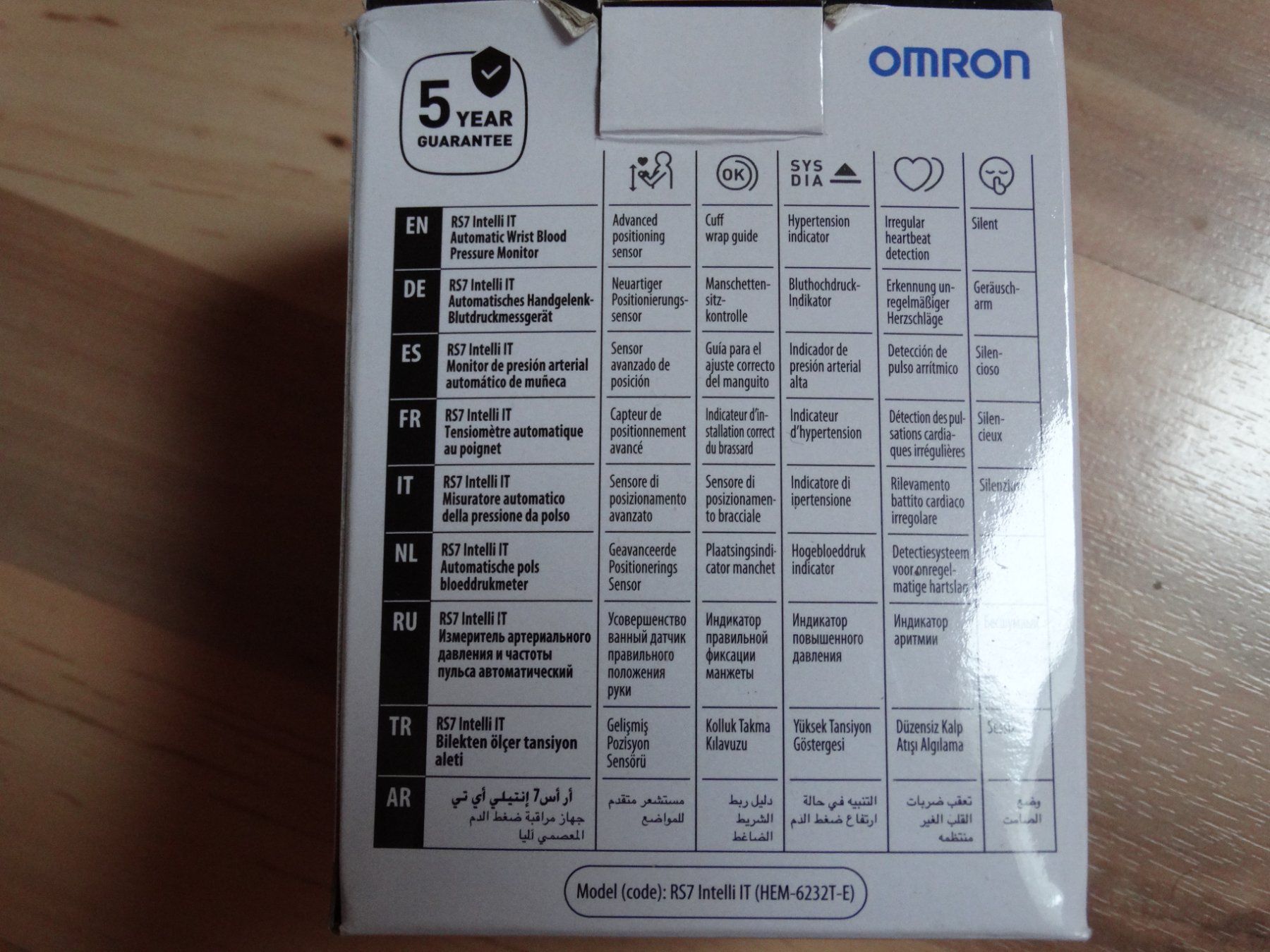 Omron Attrezzature mediche: OMRON RS7 Inteli IT - Blutdruckmessgerät – Usato da Seon venduto da Hl5703 5
