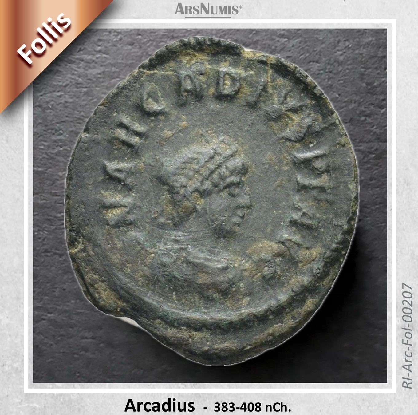 Tutti le monete: Römische Münze - Arcadius – Usato da Oberwil b. Zug venduto da ArsNumis