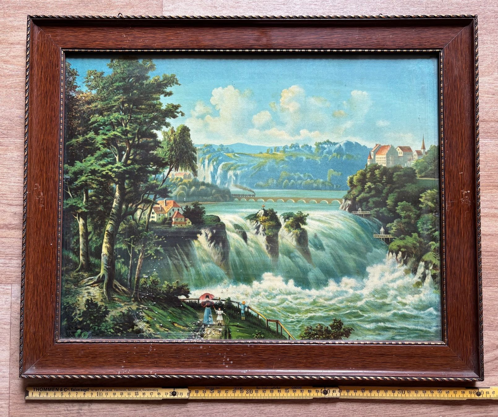 Dipinti: Bild Vintage Rheinfall Schaffhausen – Usato da Speicher venduto da CH-Schatzkammer