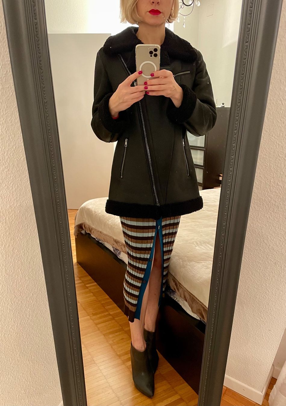 Giacche: Iris & Ink Damen Lammleder Jacke – Usato da Zürich venduto da VictoriaGVA