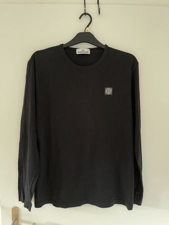 Stone Island Herren Longsleeve Schwarz, Grösse L, Oryginal