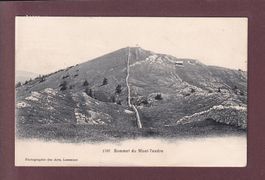 Sommet du MONT TENDRE - 1908