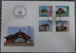 Pro Patria FDC-Couvert 2004 ET-Gestempelt