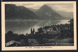 Leissigen am Thunersee, Teilansicht mit 