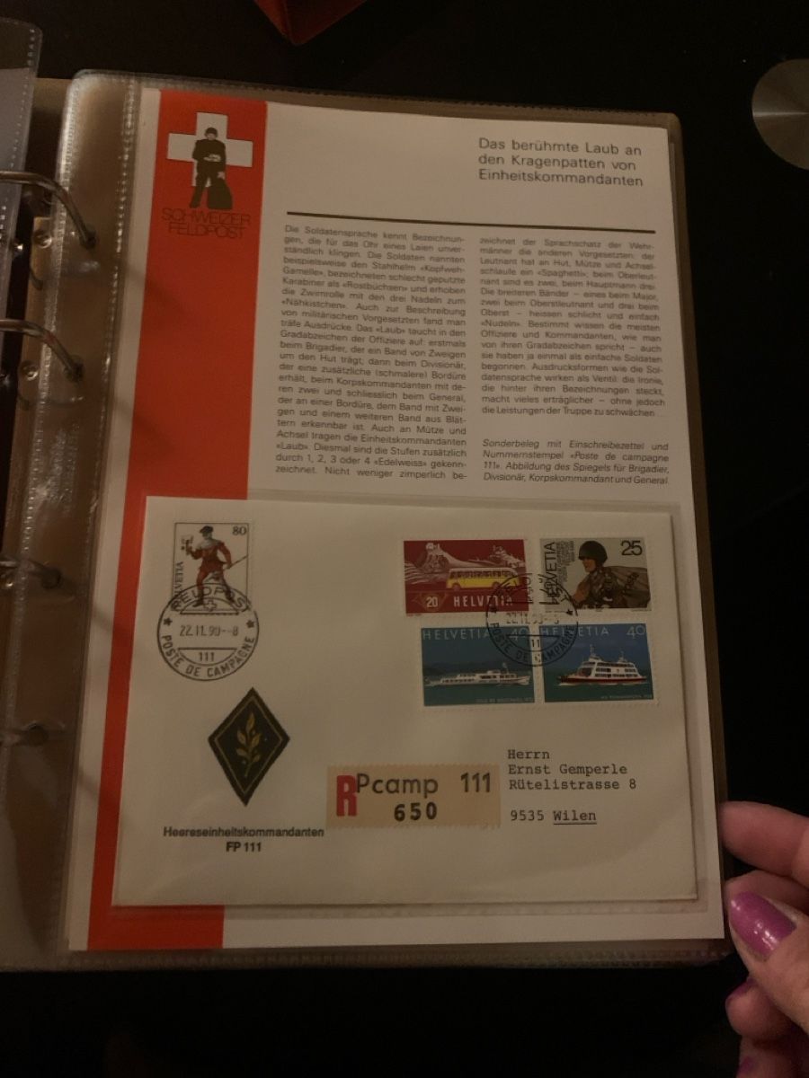 Tutti i francobolli: Schweizer Feldpost Briefmarken Konvolut Konvolut 1 – Nuovo (secondo la descrizione) da Aefligen venduto da vw-golf 2