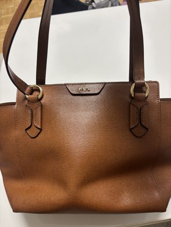 Original RLL Damenhandtasche in Cognac - Top Zustand!