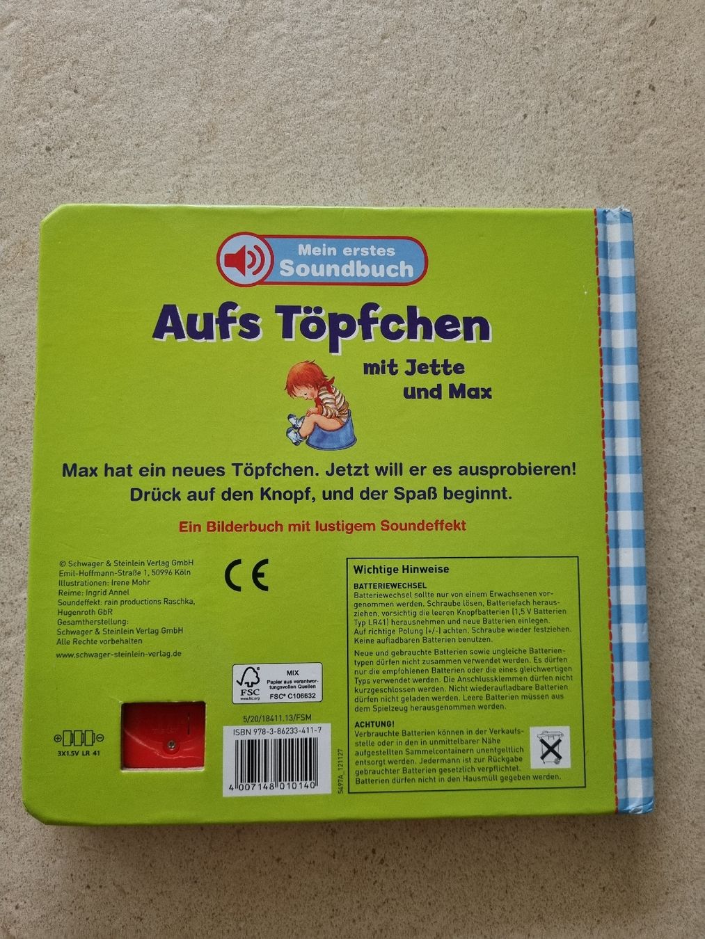 Libri: Soundbuch "Aufs Töpfchen" mit Geräuscheffekt – Usato da Pfaffnau venduto da Liz6264 1