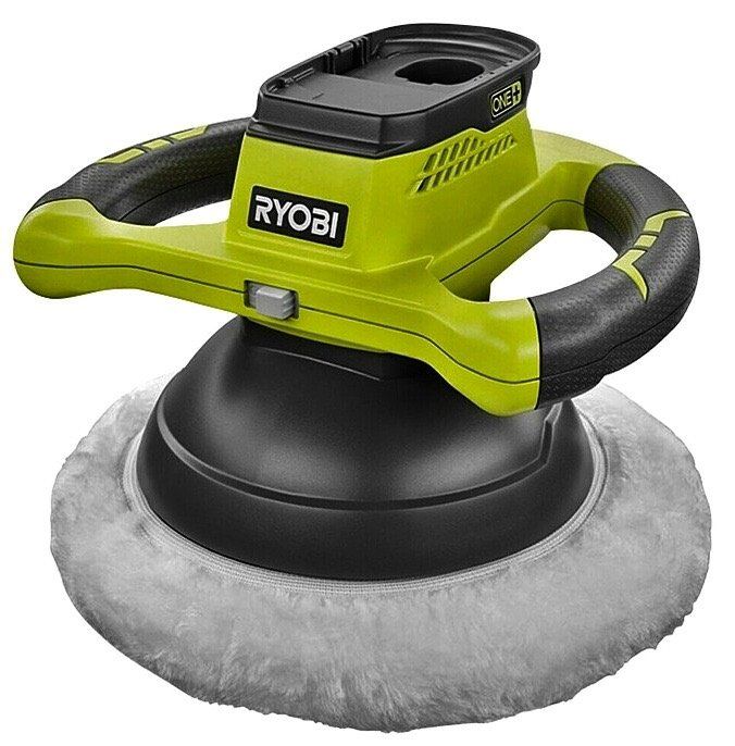 Ryobi R18P-0 ONE Akku-Polierer (Bare Tool), 18V, Schwarz, Gelb, Grün
