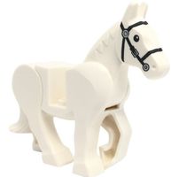 LEGO Minifigur Tier Pferd, white (Art-Nr. 6491124)