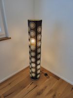 Stehlampe Micasa Loulou schwarz mit Muster